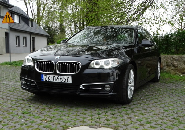 BMW Seria 5 cena 56900 przebieg: 278000, rok produkcji 2014 z Koszalin małe 596